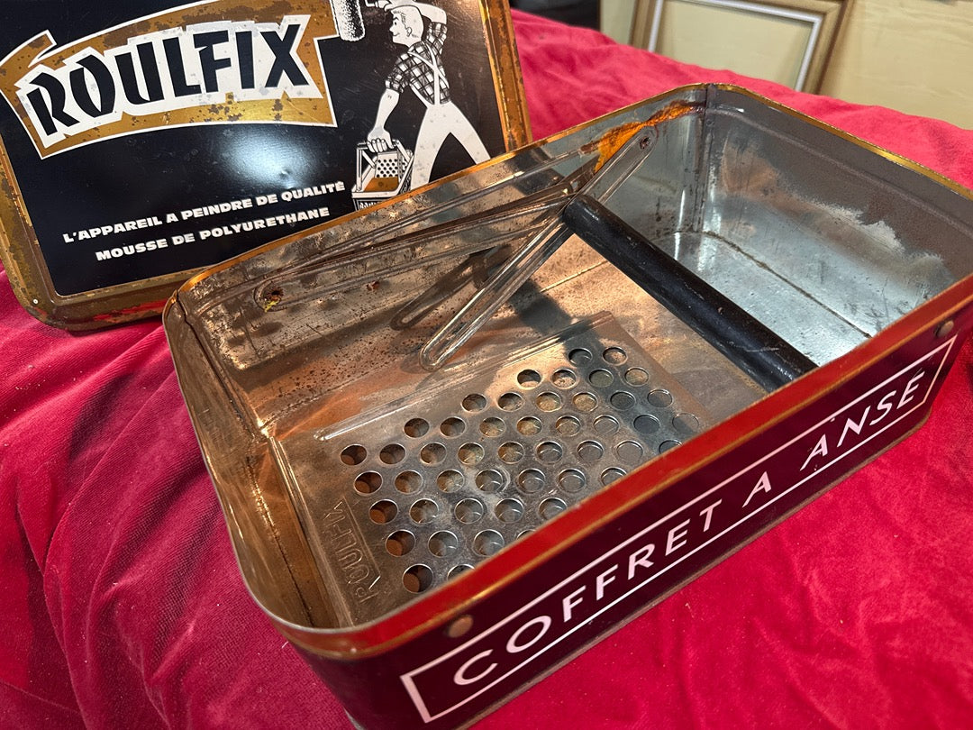 Coffret à anse – Roulfix – Collection – Métal vintage