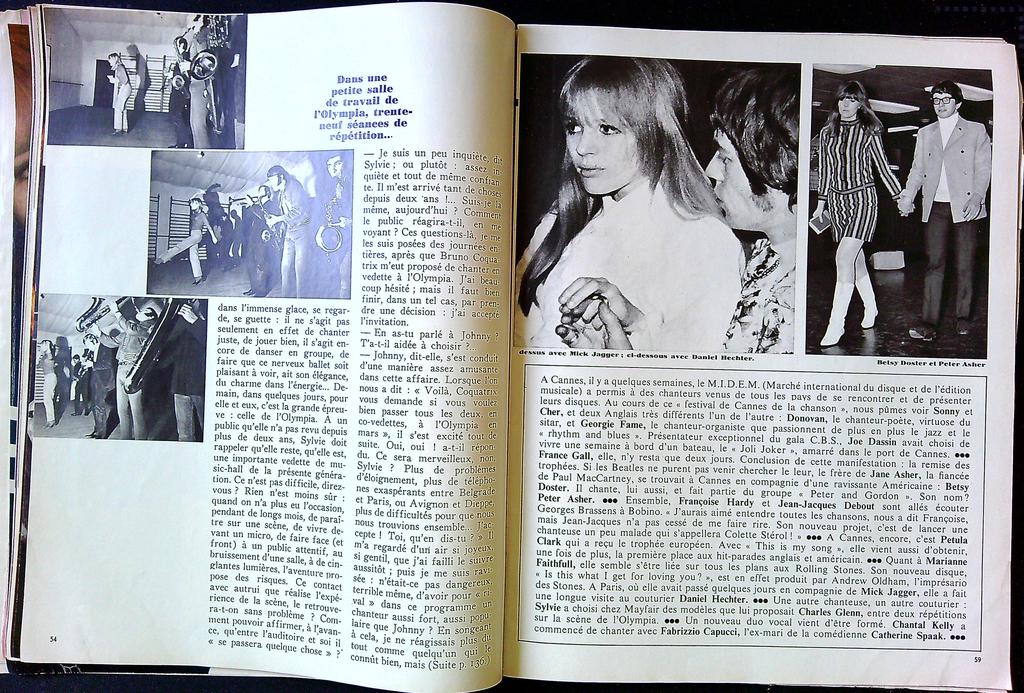 Magazine – Mademoiselle Âge Tendre Avril 1967 – Presse – Vintage