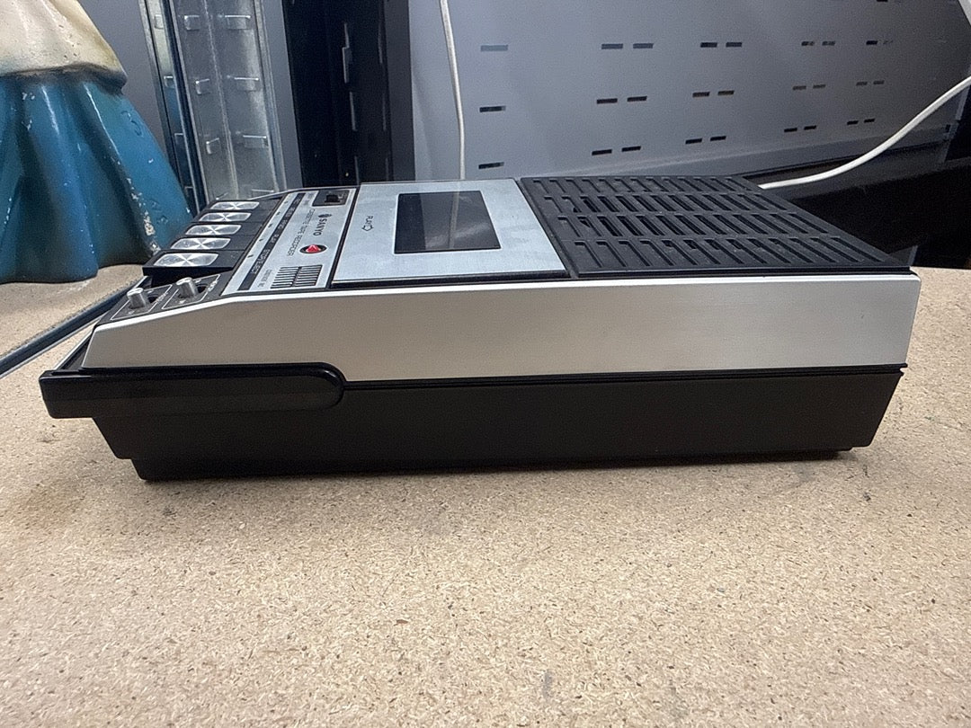 Lecteur cassette – Sanyo M 2533 – Audio – Vintage noir argent