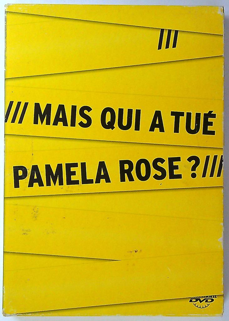 Dvd Mais qui a tué Pamela Rose ? jaune