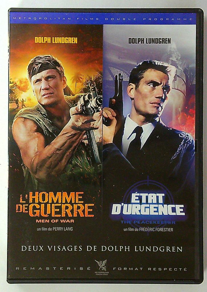dvd Dolph Lundgren L'homme de Guerre État d'urgence