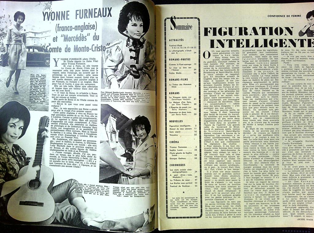 Magazine Festival N° 641 – Cinéma – Yvonne Furneaux Vintage