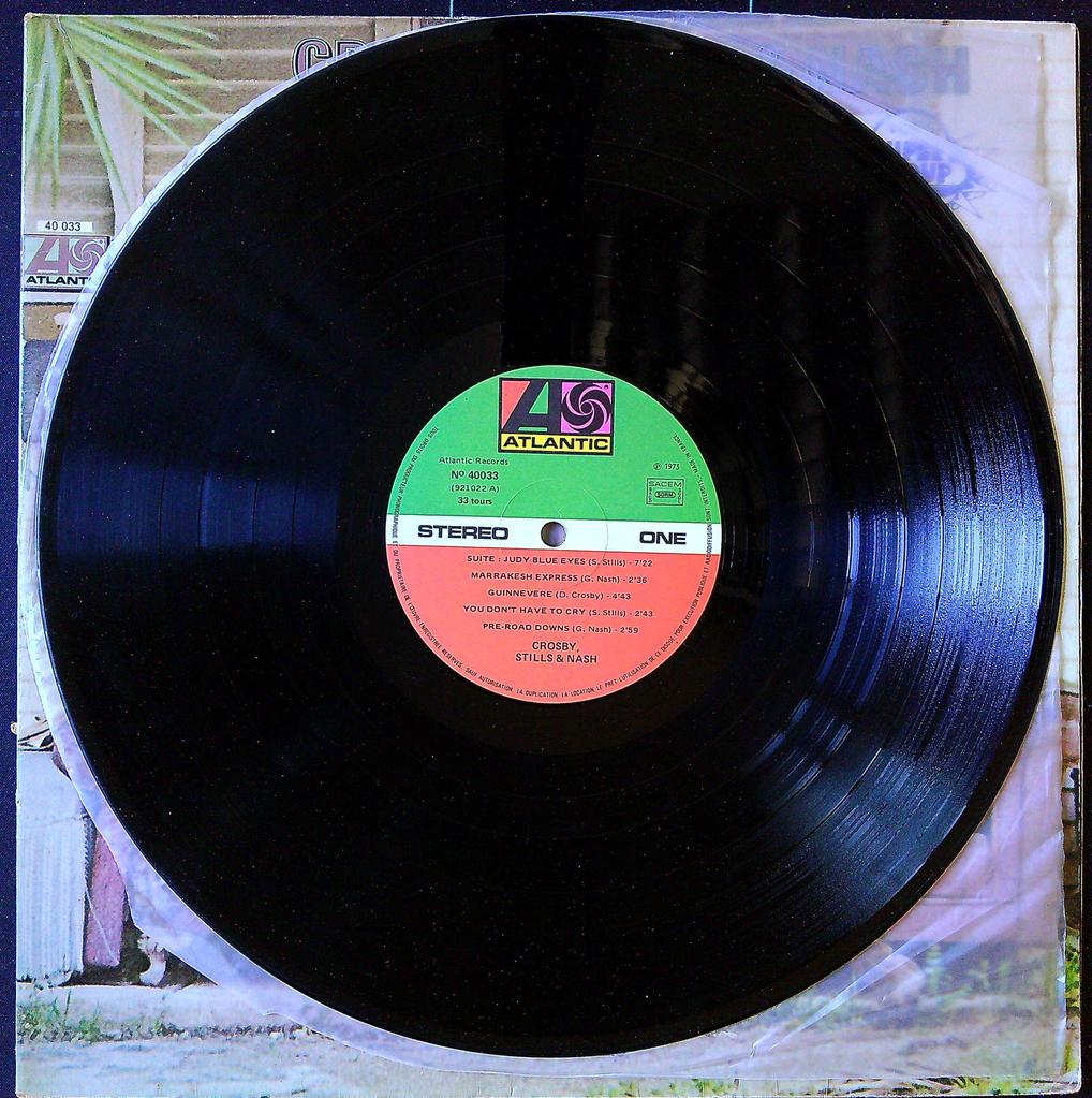 Vinyle Lp Crosby Stills And Nash Atlantic 1969