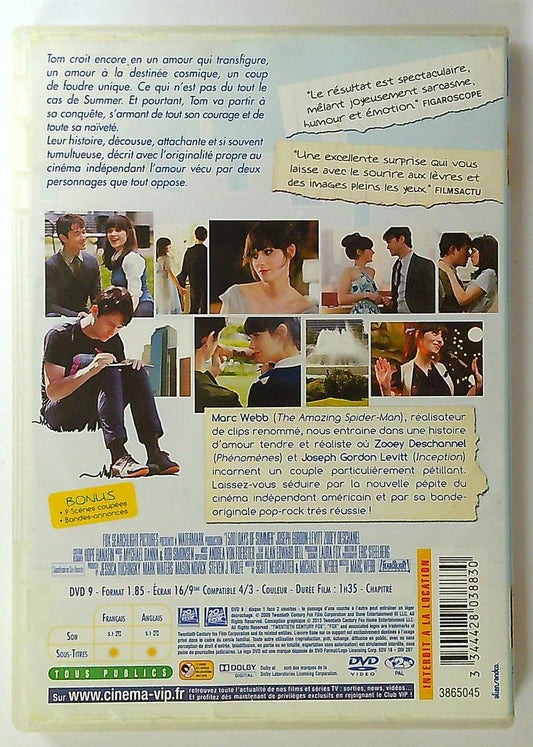 Dvd 500 Jours Ensemble comédie romantique