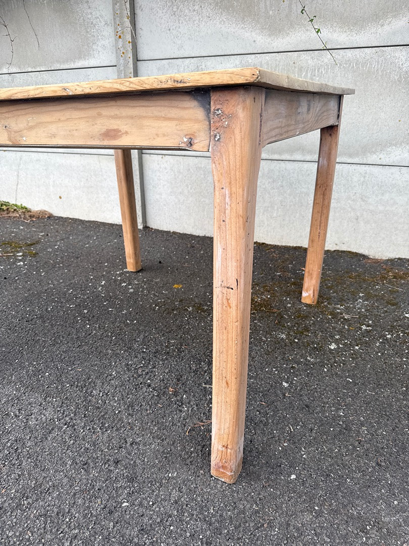 Table de ferme – Vintage – Table – Bois brut rustique
