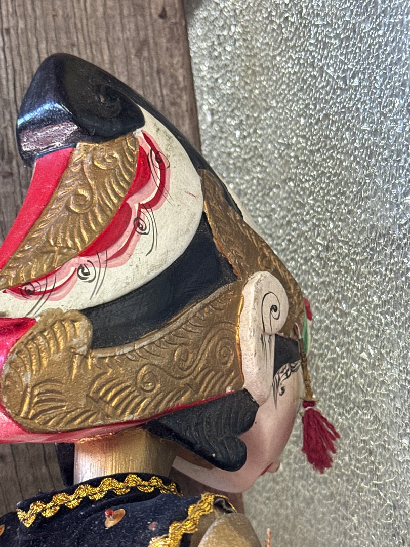 Marionnette Wayang Golek – Indonésie – Décoration – Bois Peint