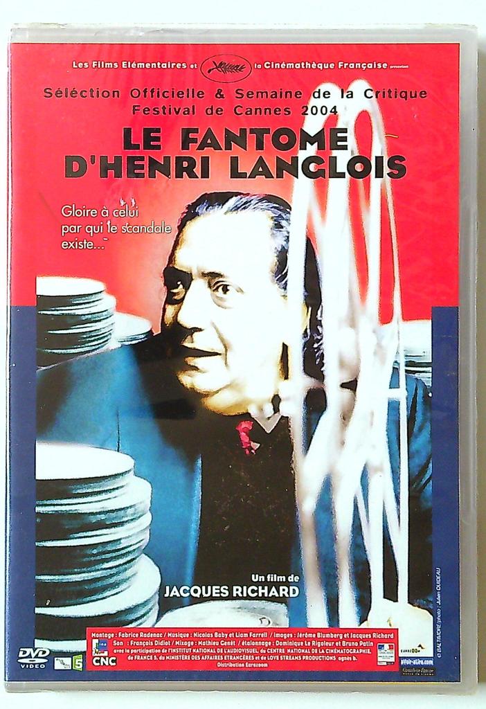 Dvd Le Fantôme d'henri Langlois documentaire Pathé