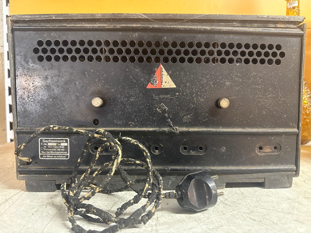 Poste de radio – Sachsenwerk Eswe Wd3 – Tuner – Bois