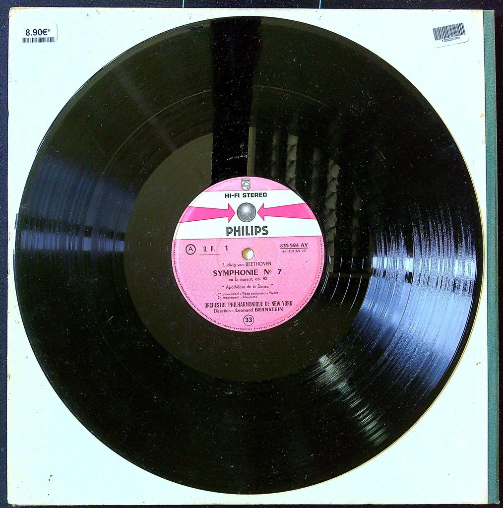 Vinyle – Beethoven Symphonie N° 7 – Musique classique – Édition Philips