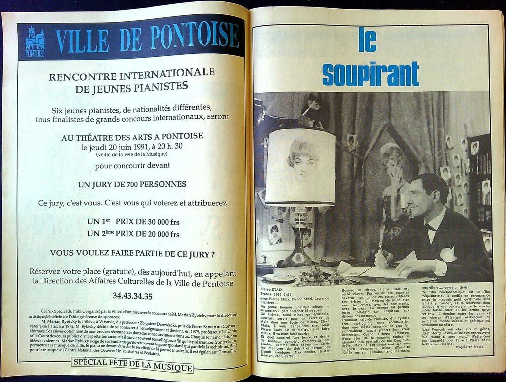 Gazette cinéma – Utopia N°36 1991 – Cinéma – Vintage