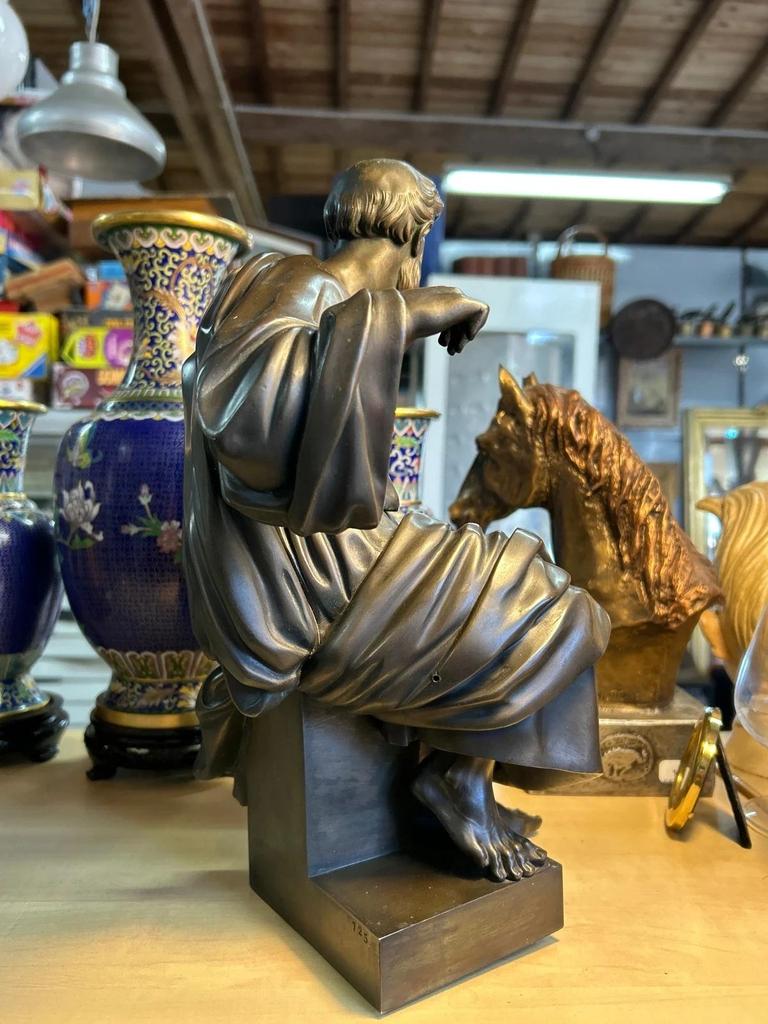 Sculpture en bronze représentant Saint Paul L'apôtre
