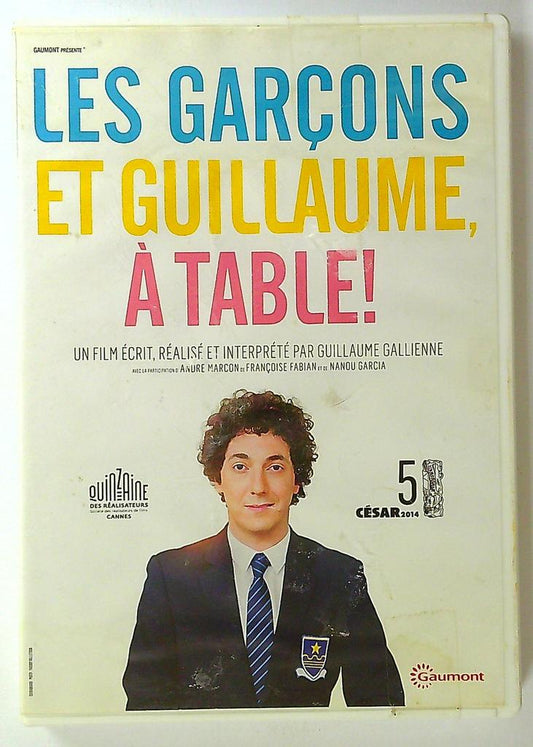 les Garçons et Guillaume, à table! Dvd Guillaume Gallienne