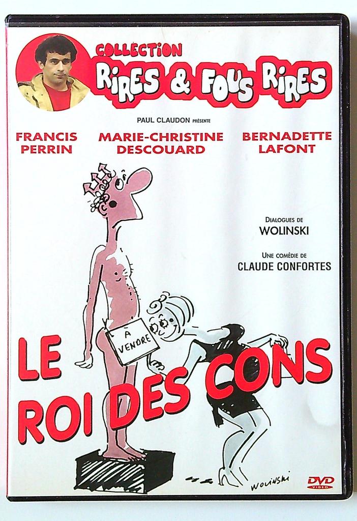 Dvd Le Roi des Cons avec Francis Perrin et Bernadette Lafont