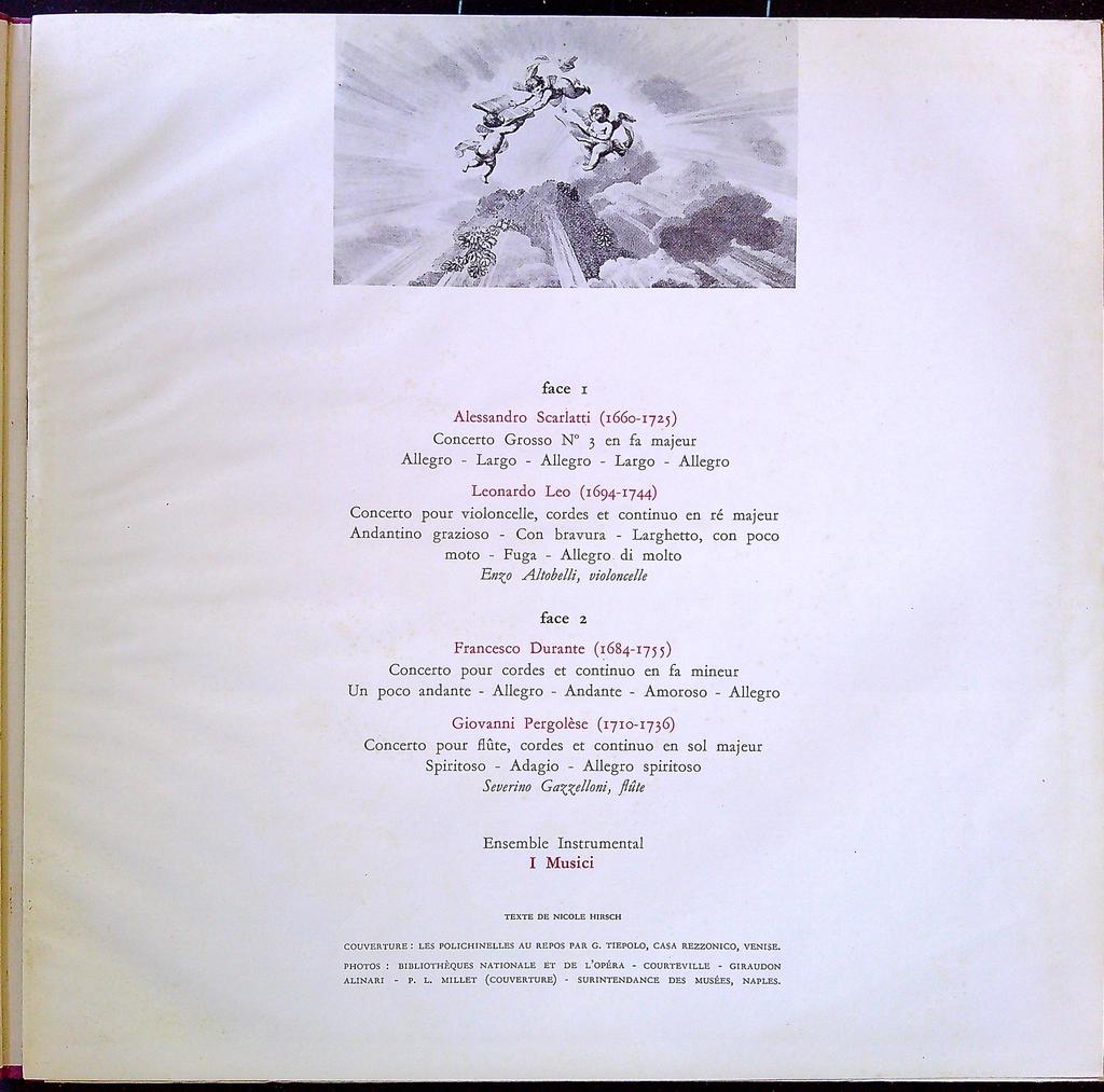 Disque vinyle – Philips – Musique classique – L'école de Naples