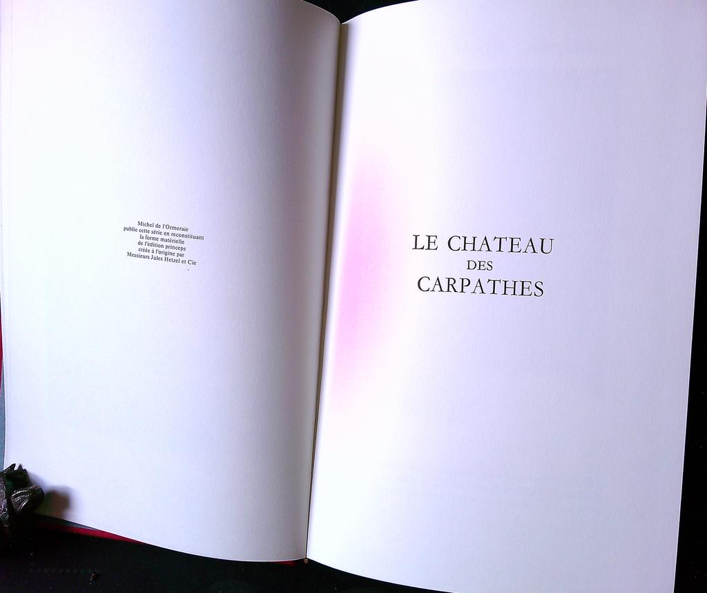 Livre Jules Verne – Carpathes – Littérature – Illustré