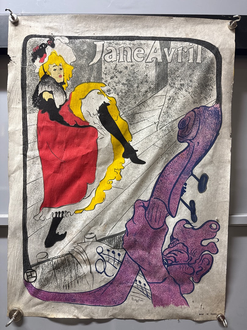 Poster en tissu Jane Avril – Toulouse Lautrec