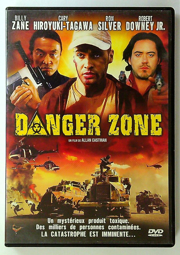 dvd Danger Zone Billy Zane Robert Downey Jr.