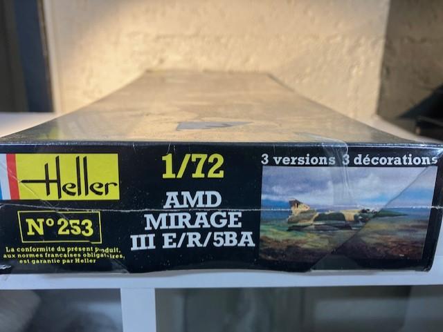 Maquette Heller N°253 Amd Mirage Iii E/r/5 Ba