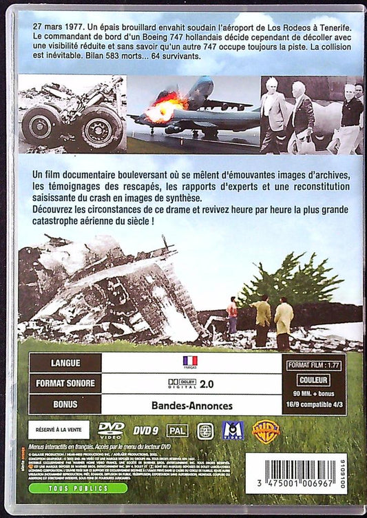 Dvd – Tenerife Le Crash du Siècle – Documentaire – Archives