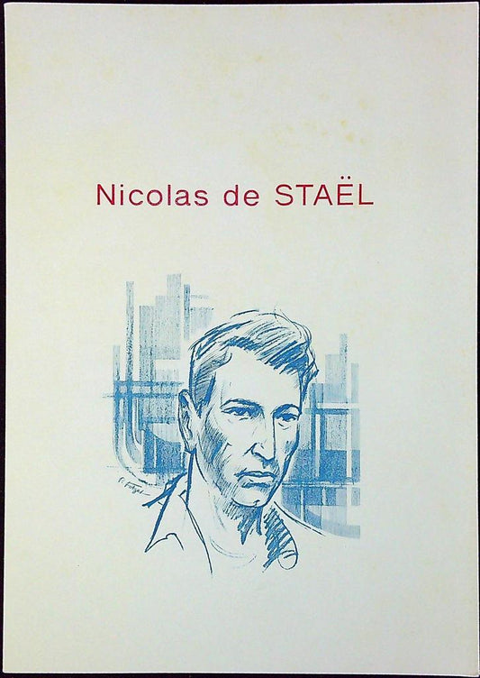 Nicolas De Staël Enveloppe Dépliant Timbre 1er jour Encart Fdc Yvert et Tellier