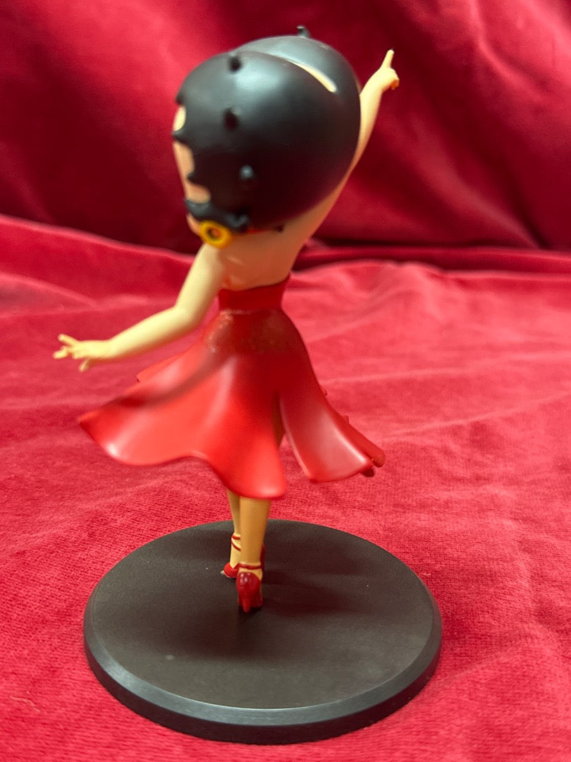 Figurine Betty Boop robe rouge Fleischer Studios