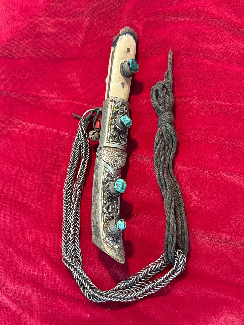 Poignard – Artisanal – Collection – Turquoise et argent
