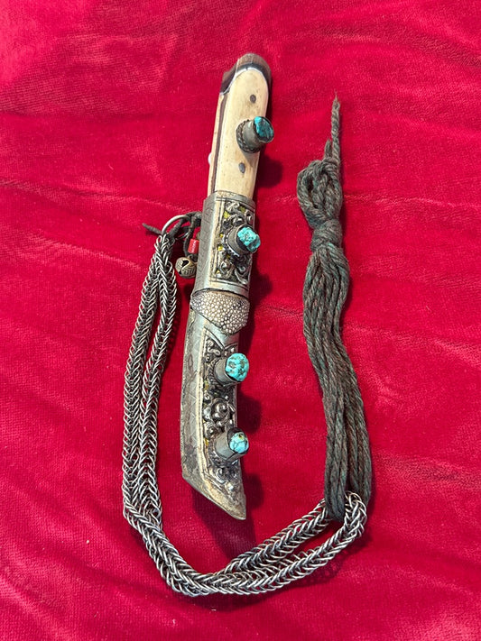 Poignard – Artisanal – Collection – Turquoise et argent