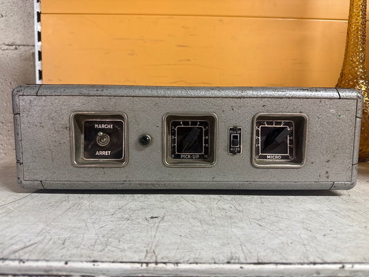 Amplificateur – Bouyer Auto-t.x. – Sonorisation – vintage métal gris