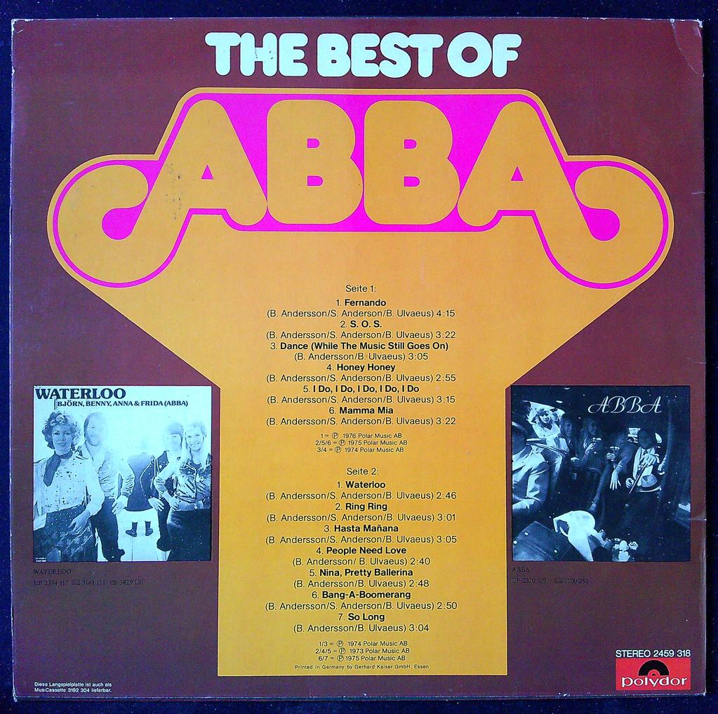Vinyle 33 tours The Best Of Abba Polydor