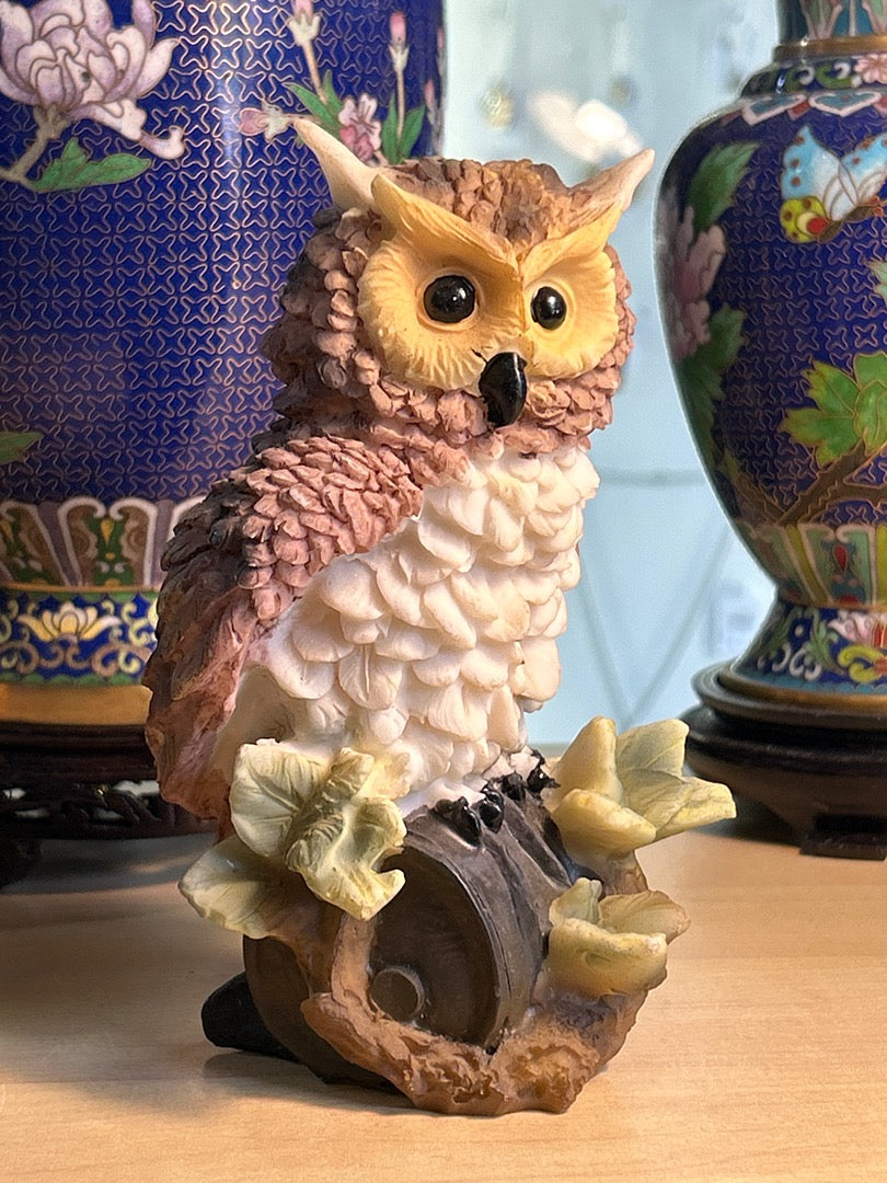 Figurine Hibou / Chouette Résine