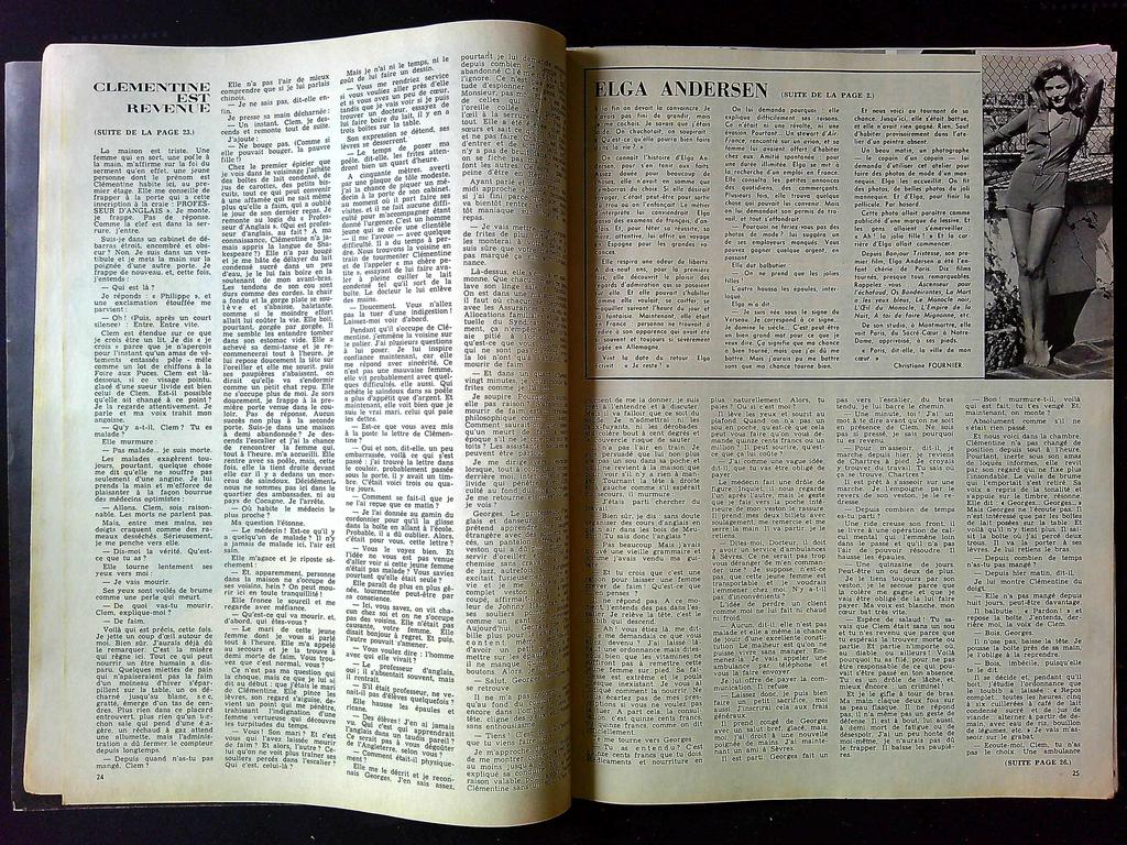 Magazine Festival N° 730 – Cinéma – Elga Andersen vintage