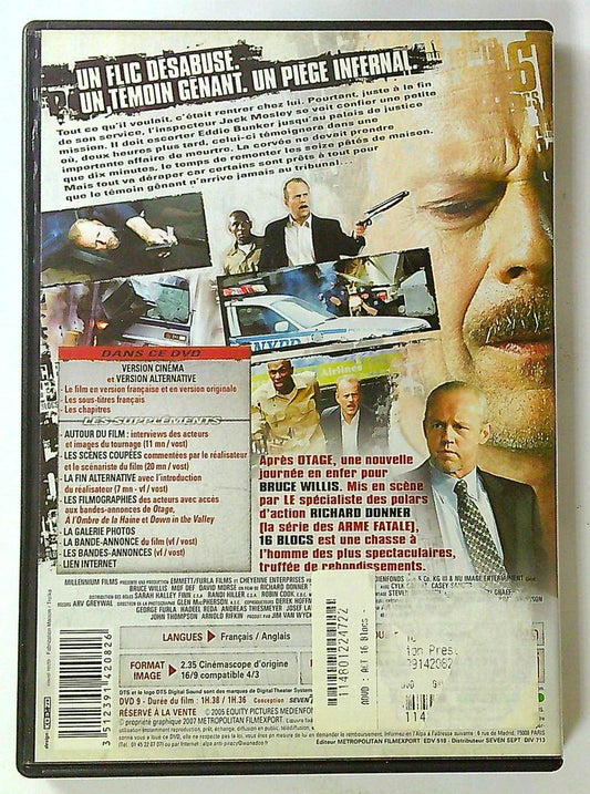 16 Blocs Dvd Bruce Willis Édition Prestige