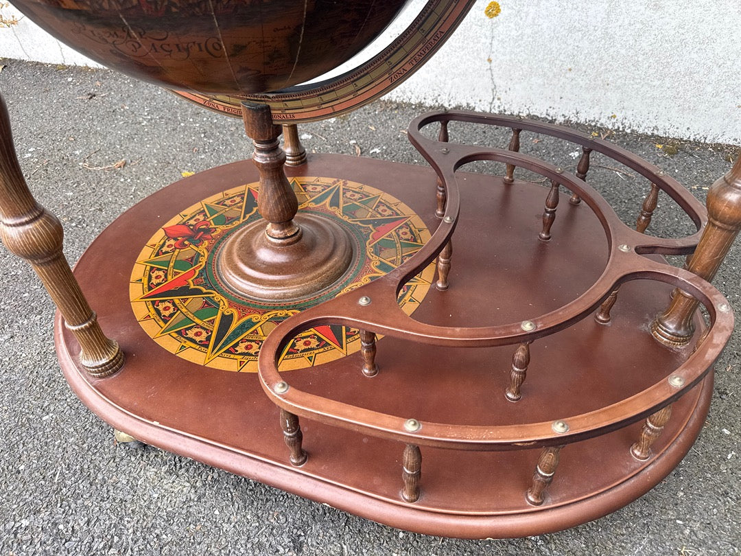 Globe bar terrestre – Vintage – Ornements – Meuble bar