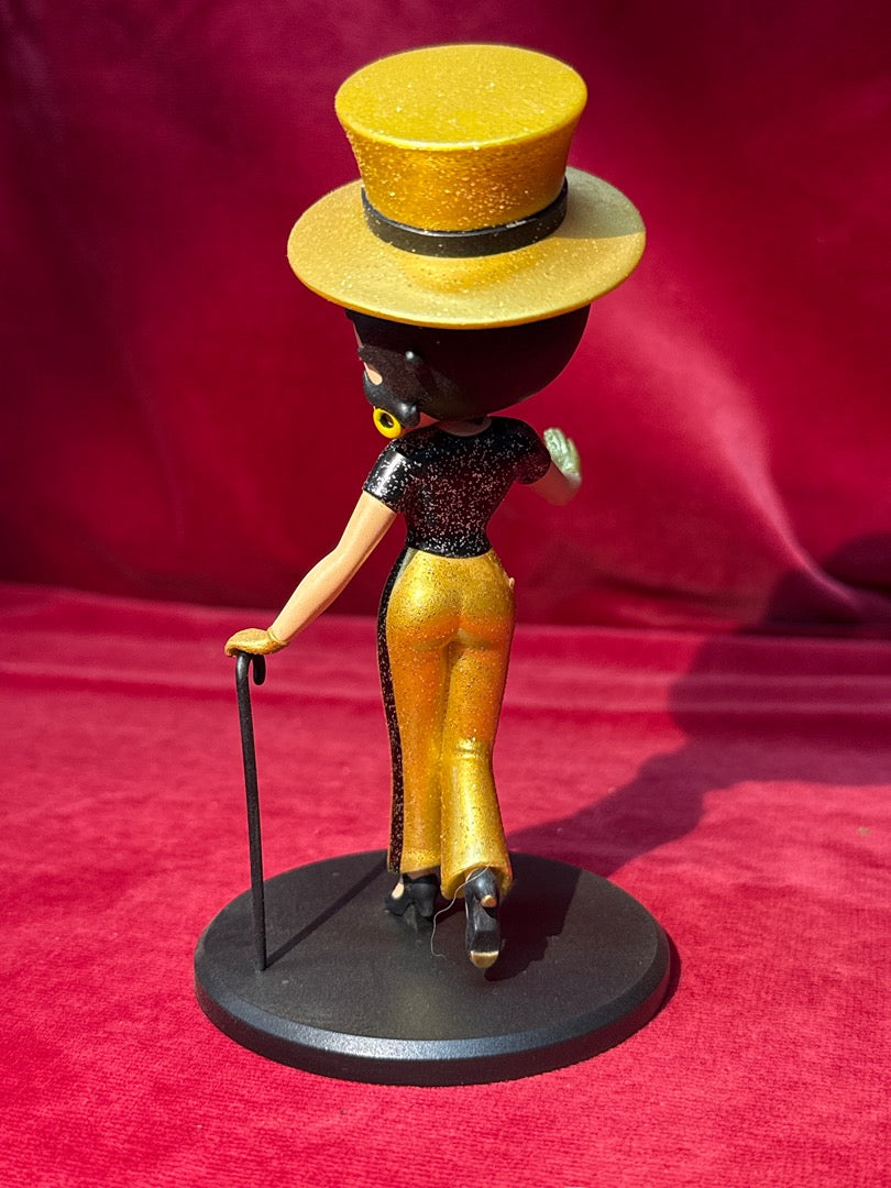 Figurine Betty Boop chapeau haut de forme doré Fleischer Studios