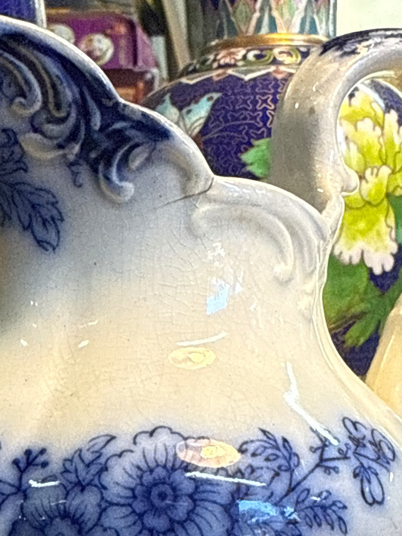 Pichet – Flow Blue – Vaisselle – Décor floral bleu