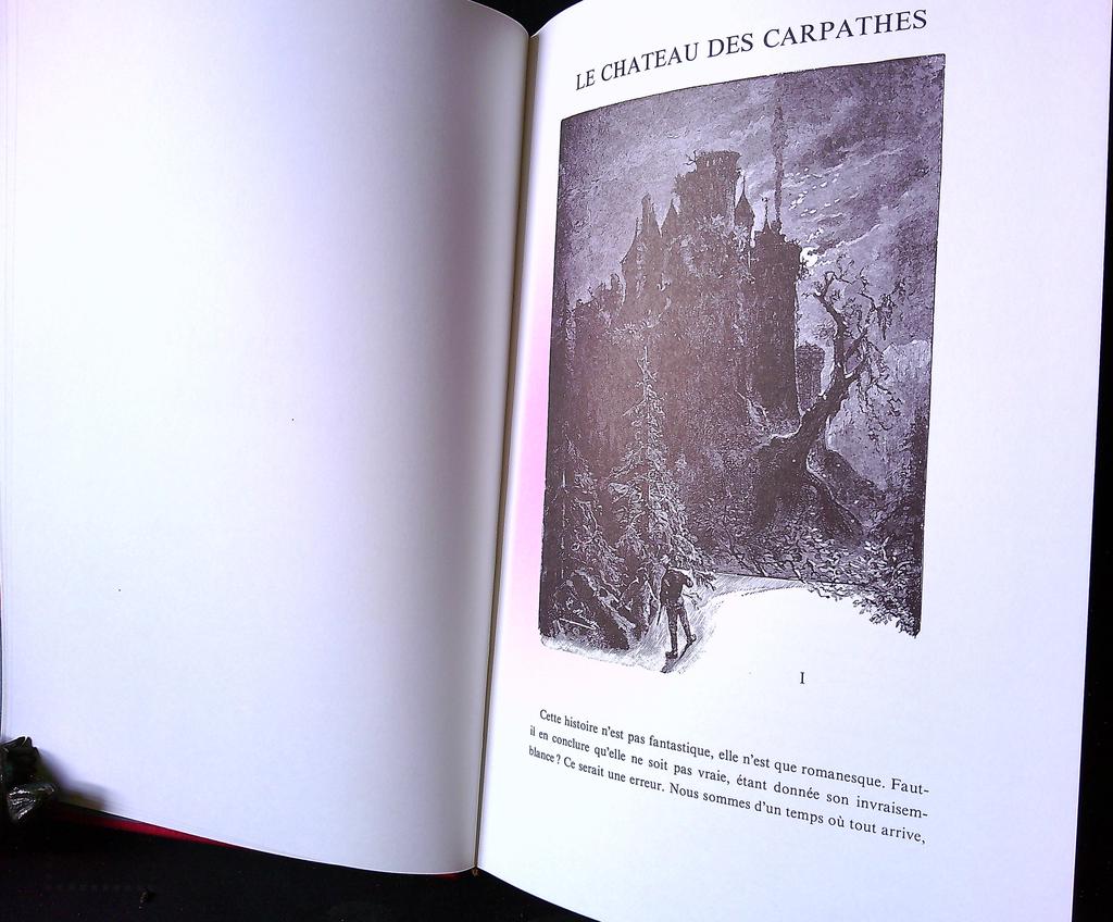 Livre Jules Verne – Carpathes – Littérature – Illustré