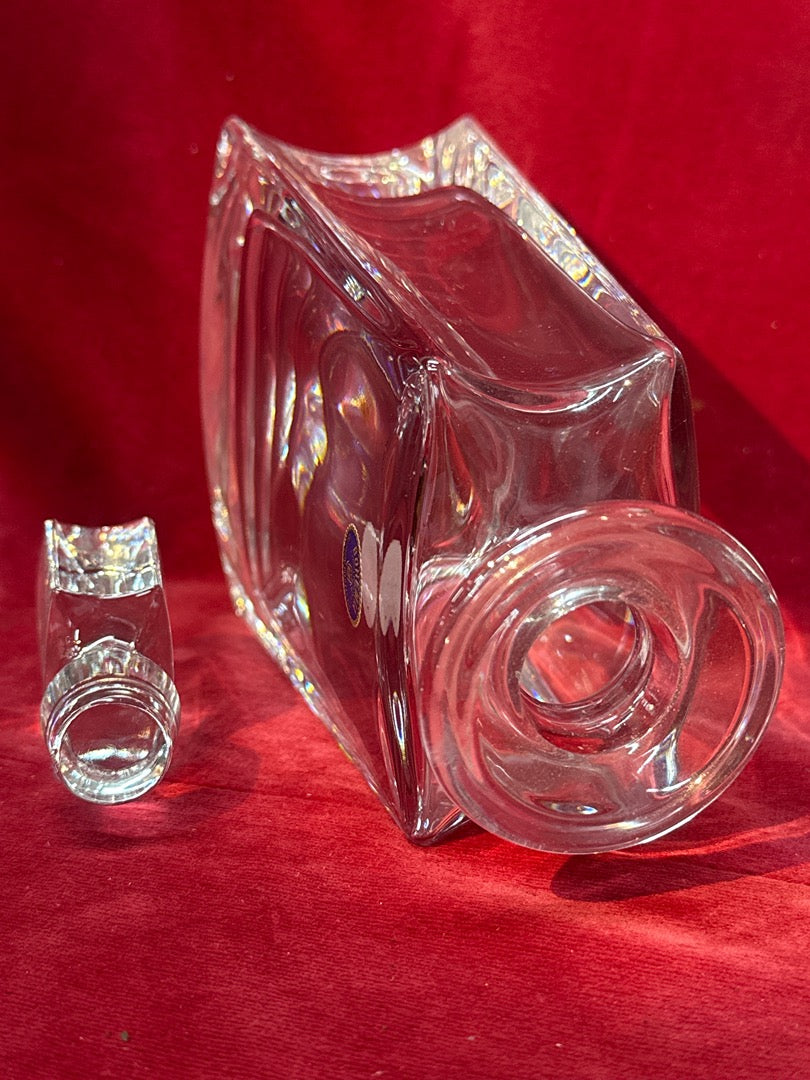 Carafe a whisky en cristal de Boheme