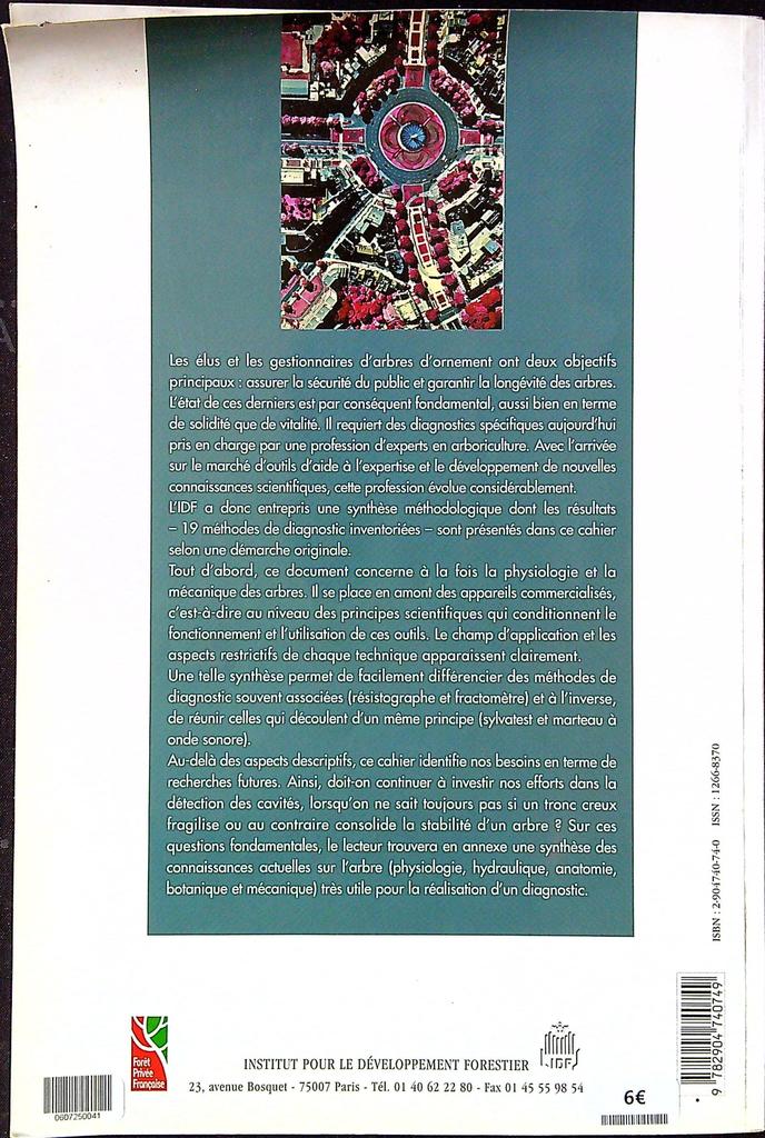 Livre Cahiers Arbre Actuel N°6 Idf Diagnostic