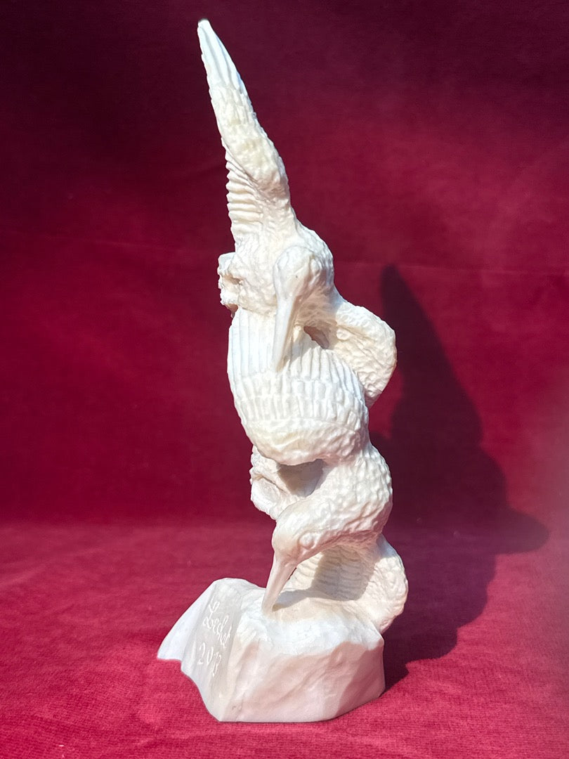 Sculpture oiseaux en Os Lechat 2013