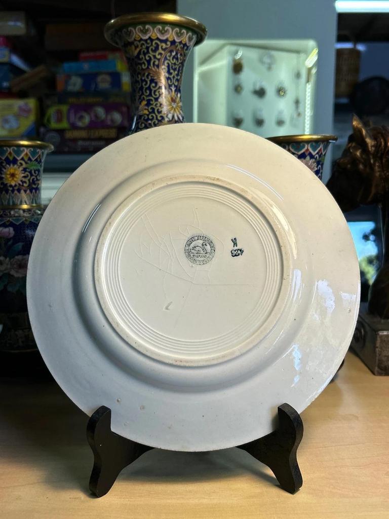 Ensemble de 7 Assiettes Ceranord Céramique du nord St Amand Made in France