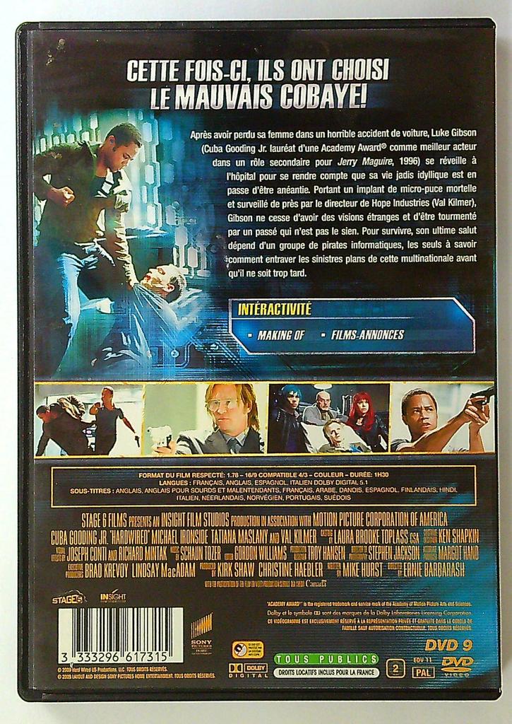 hardwired Dvd Cuba Gooding Jr Val Kilmer