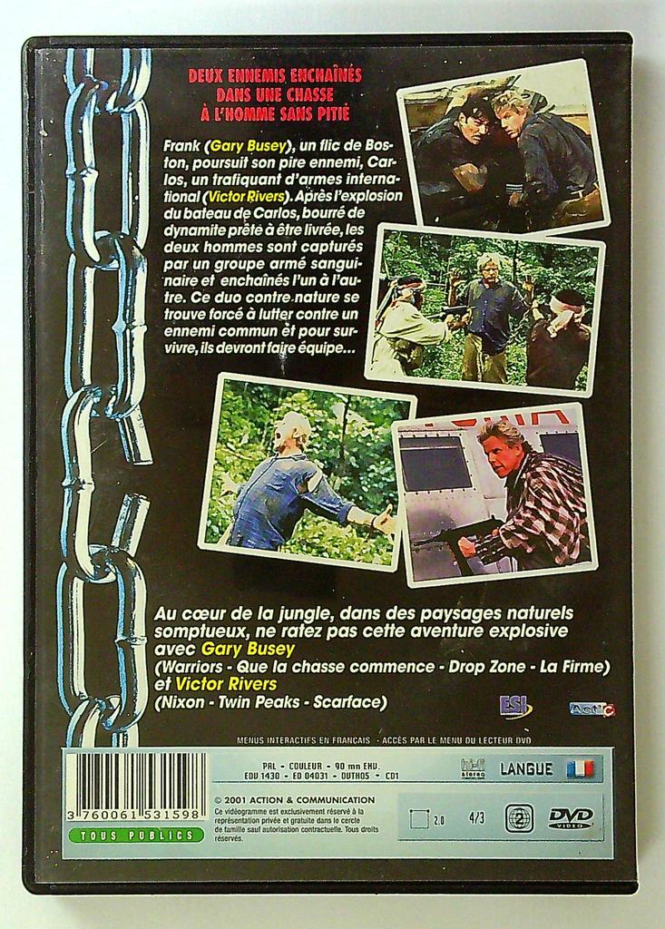 dvd Film d'action The Chain avec Gary Busey