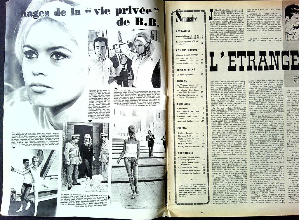 Magazine – Festival N°43 – Cinéma – Brigitte Bardot