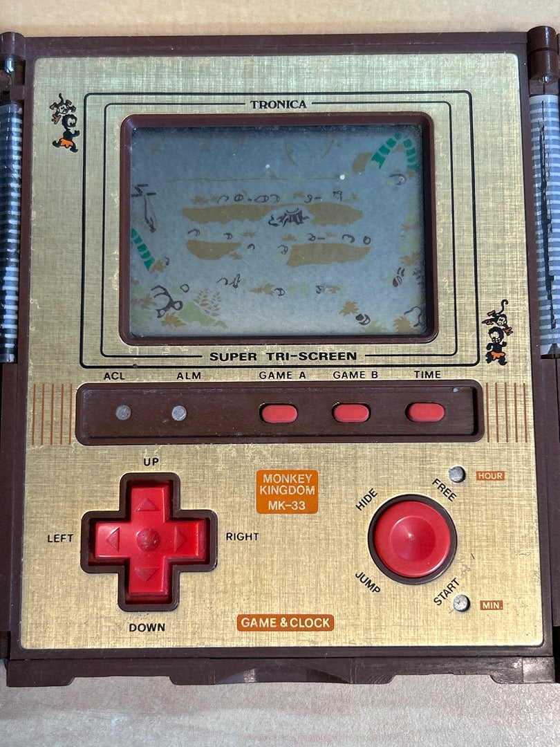 Jeu electronique vintage Tronica Monkey Kingdom Super Tri-screen