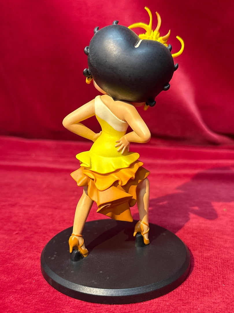 Figurine Betty Boop danseuse robe jaune Fleischer Studios