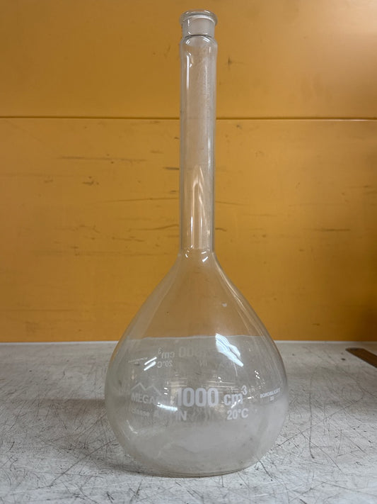 Fiole jaugée – Megal – Ornements – Verre borosilicate 1000ml