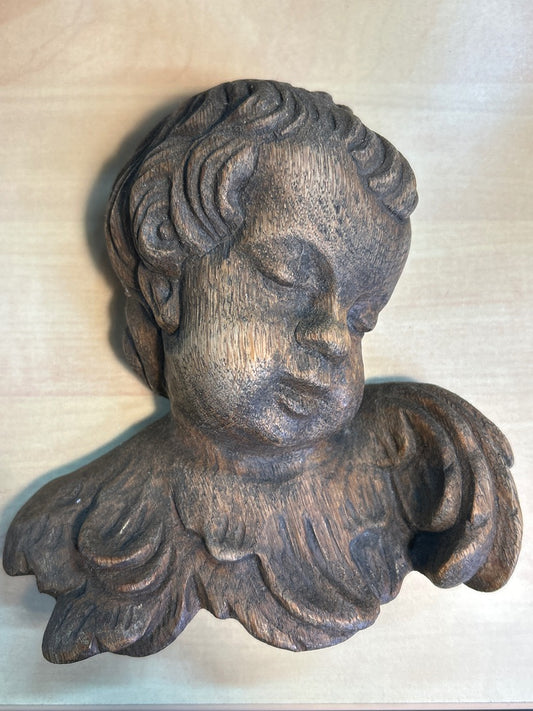 Sculpture Murale K. Wojczuk – Ange En Bois