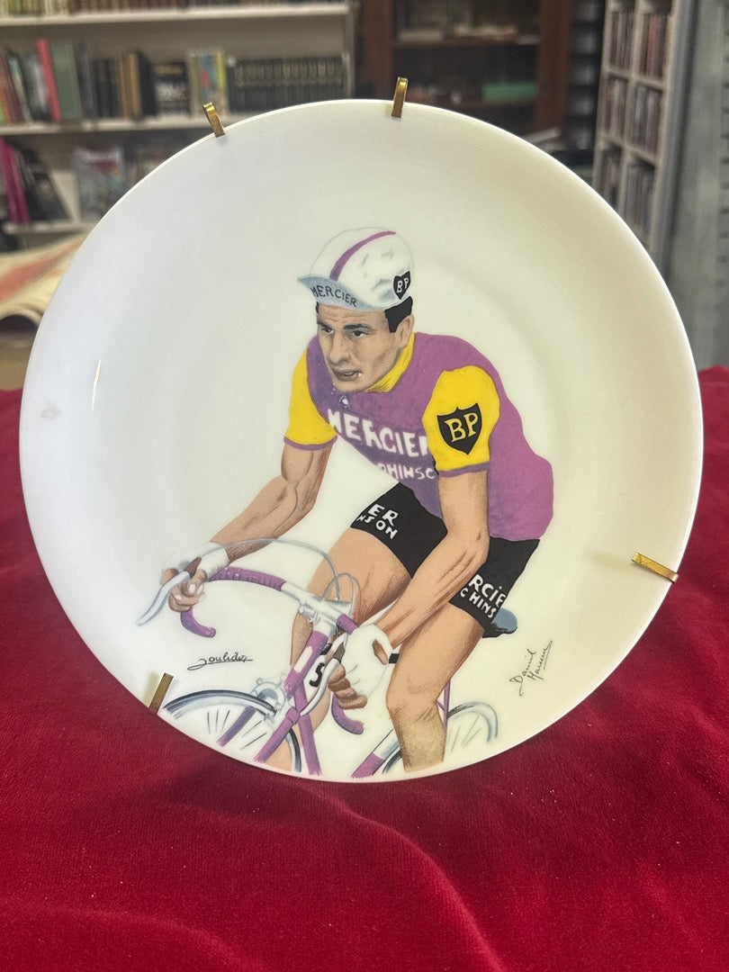 Assiette – Limoges – Art de la table – Raymond Poulidor cyclisme