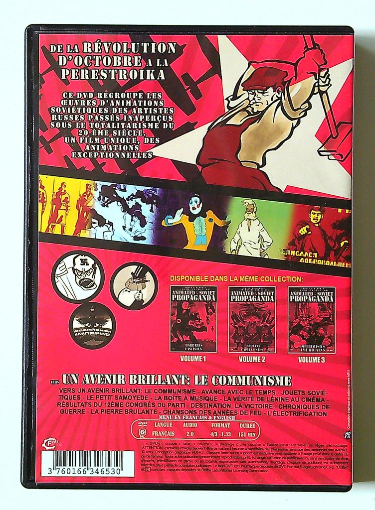 Dvd Animated Soviet Propaganda Volume 4 Le Communisme