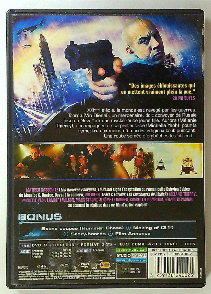 Dvd Babylon A.d. Vin Diesel Mathieu Kassovitz
